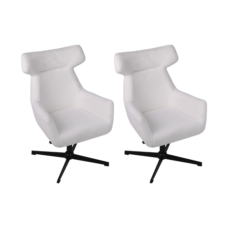 Beige criss-cross chair
